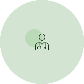 Symbol für maximale Sicherheit und Hygiene bei der Behandlung